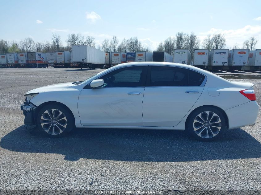 2013 Honda Accord Sport VIN: 1HGCR2F52DA123480 Lot: 37102717