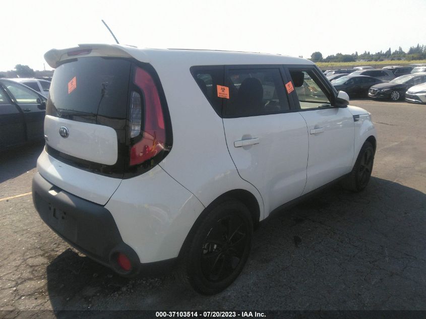 2014 Kia Soul ! VIN: KNDJN2A22E7043321 Lot: 37103514