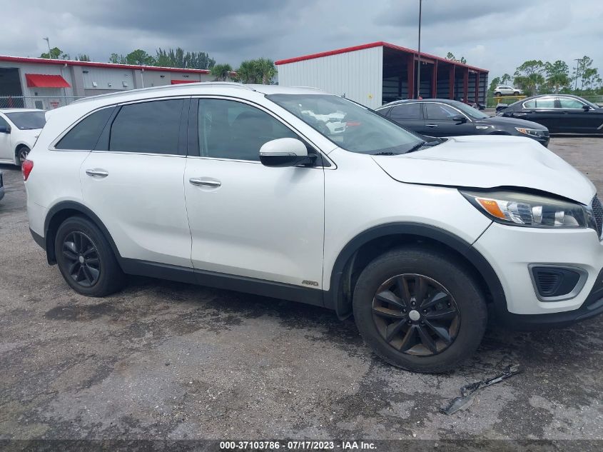 2018 Kia Sorento 2.4L Lx VIN: 5XYPGDA32JG349991 Lot: 37103786