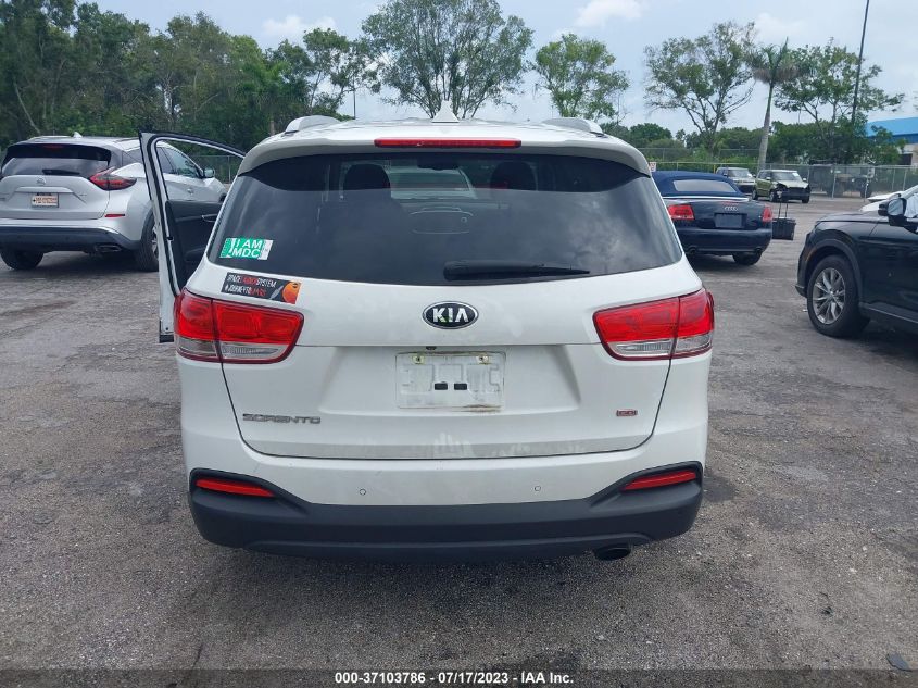 2018 Kia Sorento 2.4L Lx VIN: 5XYPGDA32JG349991 Lot: 37103786