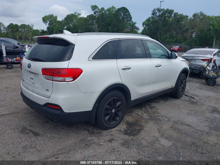 2018 Kia Sorento 2.4L Lx VIN: 5XYPGDA32JG349991 Lot: 37103786