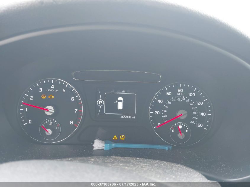 2018 Kia Sorento 2.4L Lx VIN: 5XYPGDA32JG349991 Lot: 37103786