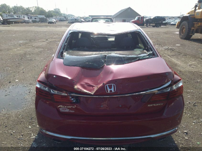 2016 Honda Accord Sport VIN: 1HGCR2F5XGA148521 Lot: 37104272