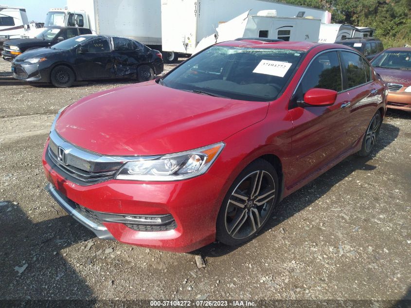 2016 Honda Accord Sport VIN: 1HGCR2F5XGA148521 Lot: 37104272