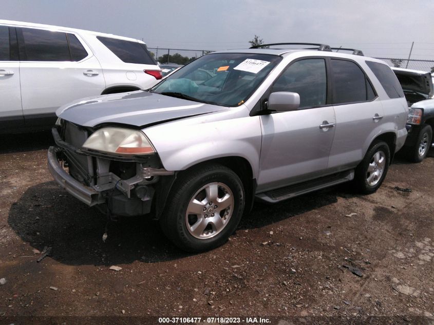 2003 Acura Mdx VIN: 2HNYD18293H550276 Lot: 37106477