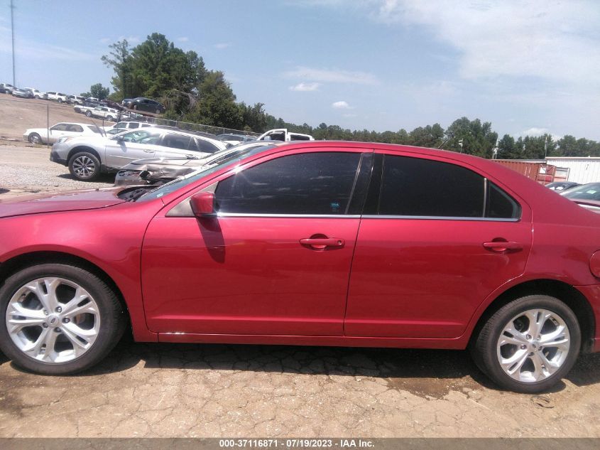 2012 Ford Fusion Se VIN: 3FAHP0HA6CR392570 Lot: 37116871