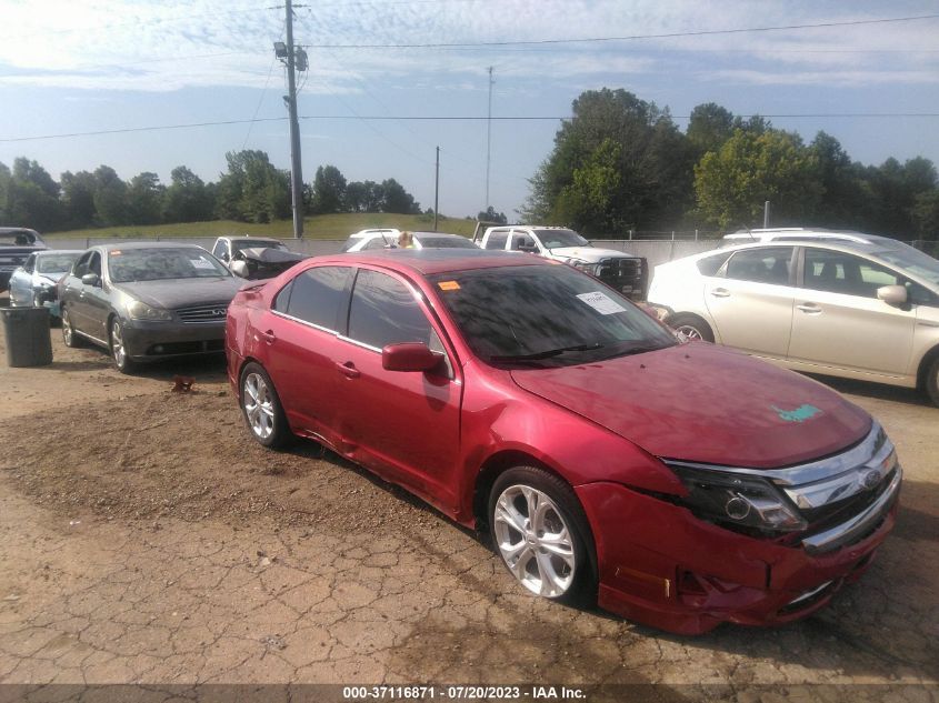 2012 Ford Fusion Se VIN: 3FAHP0HA6CR392570 Lot: 37116871