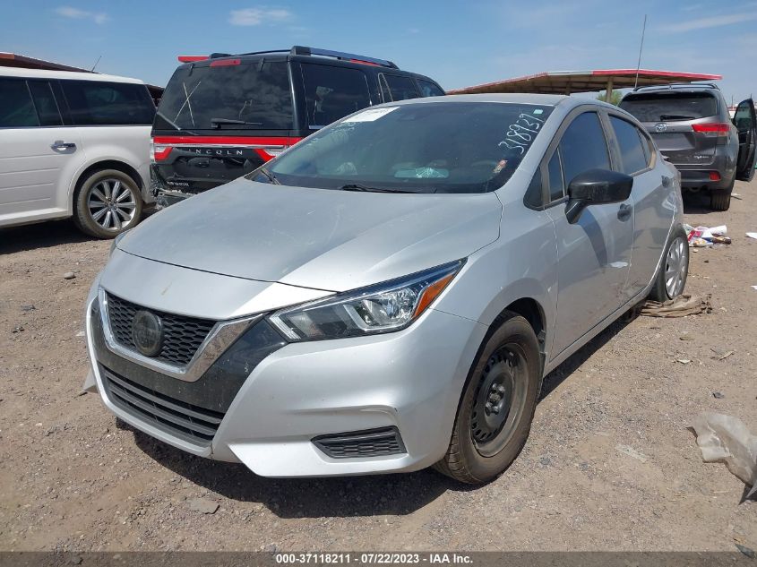 2020 Nissan Versa S Xtronic Cvt VIN: 3N1CN8DVXLL861618 Lot: 37118211