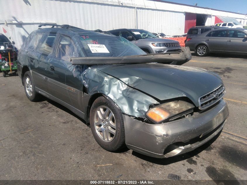 2002 Subaru Legacy Outback W/All Weather Pkg VIN: 4S3BH675X27617647 Lot: 37118832