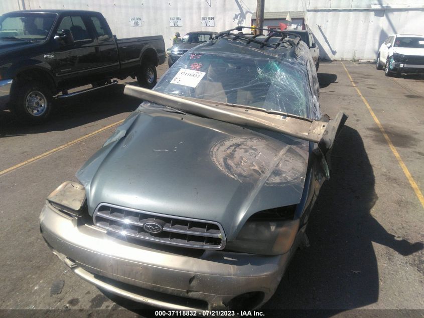 2002 Subaru Legacy Outback W/All Weather Pkg VIN: 4S3BH675X27617647 Lot: 37118832