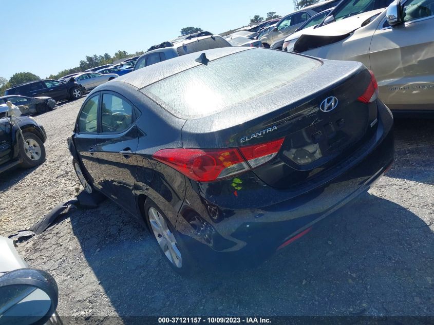 2012 Hyundai Elantra Limited VIN: 5NPDH4AEXCH090017 Lot: 37121157