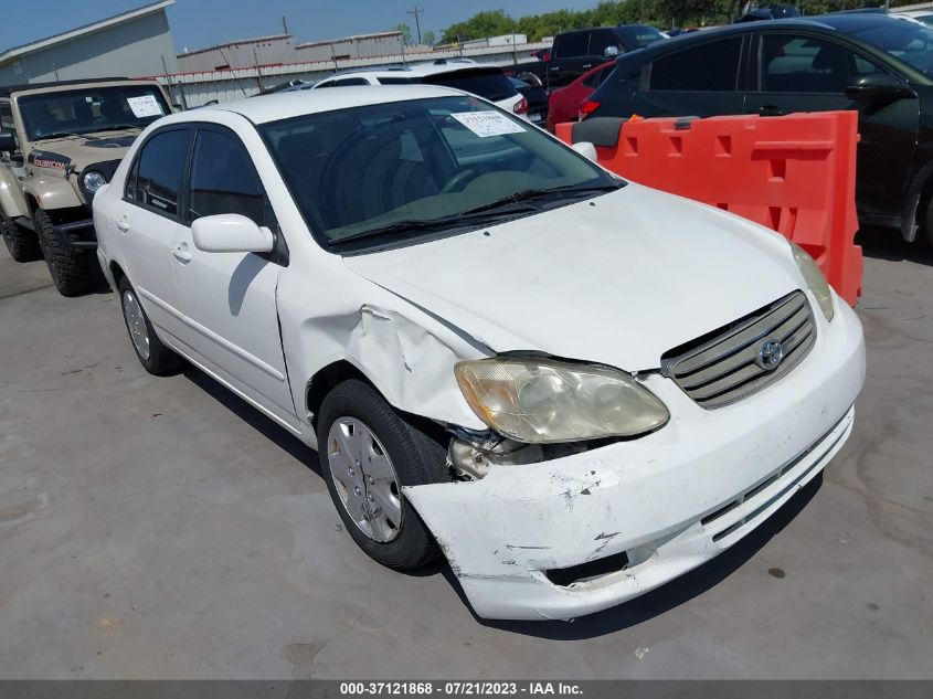 2003 Toyota Corolla Le VIN: JTDBR32E830051582 Lot: 37121868