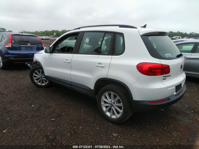 WVGBV7AX0HK052187 2017 Volkswagen Tiguan 2.0T/2.0T S