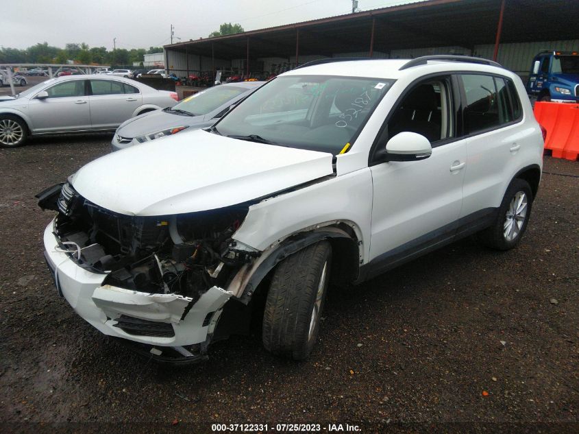 WVGBV7AX0HK052187 2017 Volkswagen Tiguan 2.0T/2.0T S