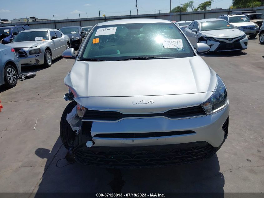 2022 Kia Rio Lx VIN: 3KPA24AD9NE494218 Lot: 37123013