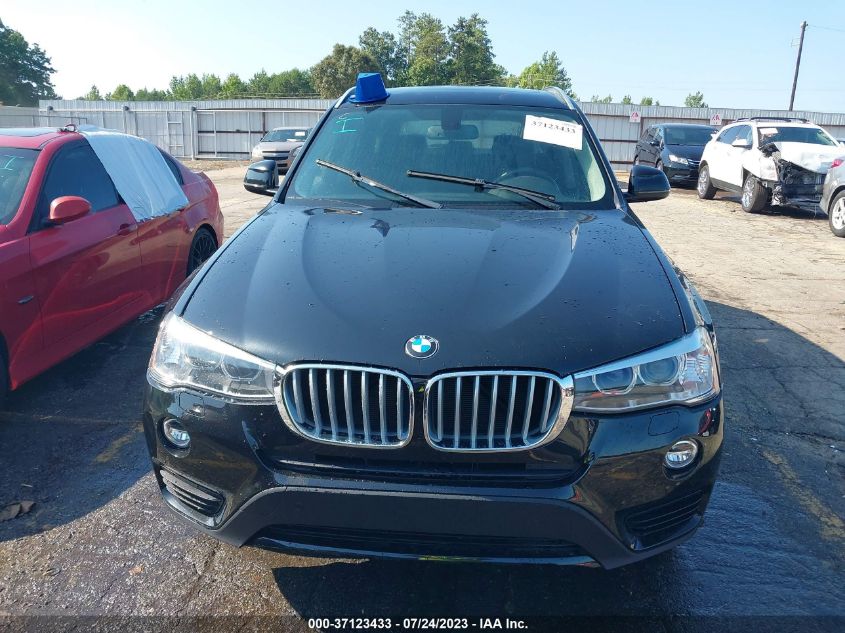 2016 BMW X3 xDrive28I VIN: 5UXWX9C56G0D77476 Lot: 37123433