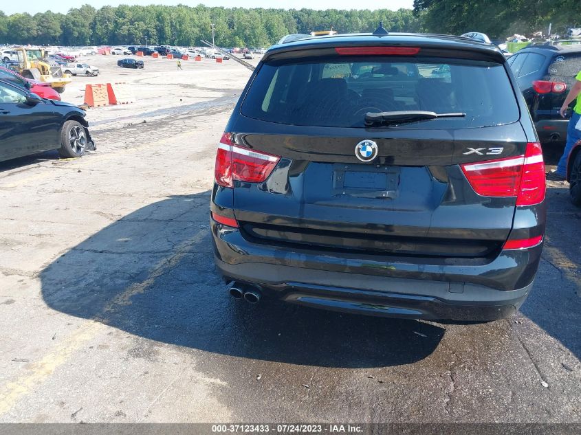 2016 BMW X3 xDrive28I VIN: 5UXWX9C56G0D77476 Lot: 37123433