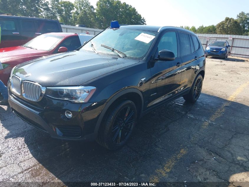 2016 BMW X3 xDrive28I VIN: 5UXWX9C56G0D77476 Lot: 37123433