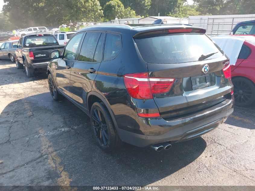 2016 BMW X3 xDrive28I VIN: 5UXWX9C56G0D77476 Lot: 37123433