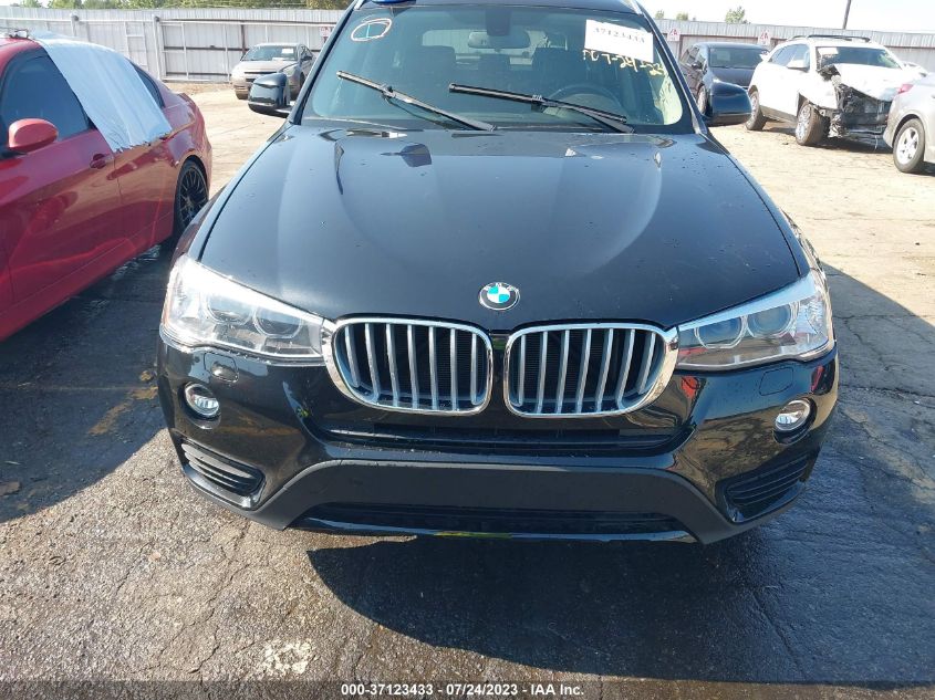 2016 BMW X3 xDrive28I VIN: 5UXWX9C56G0D77476 Lot: 37123433