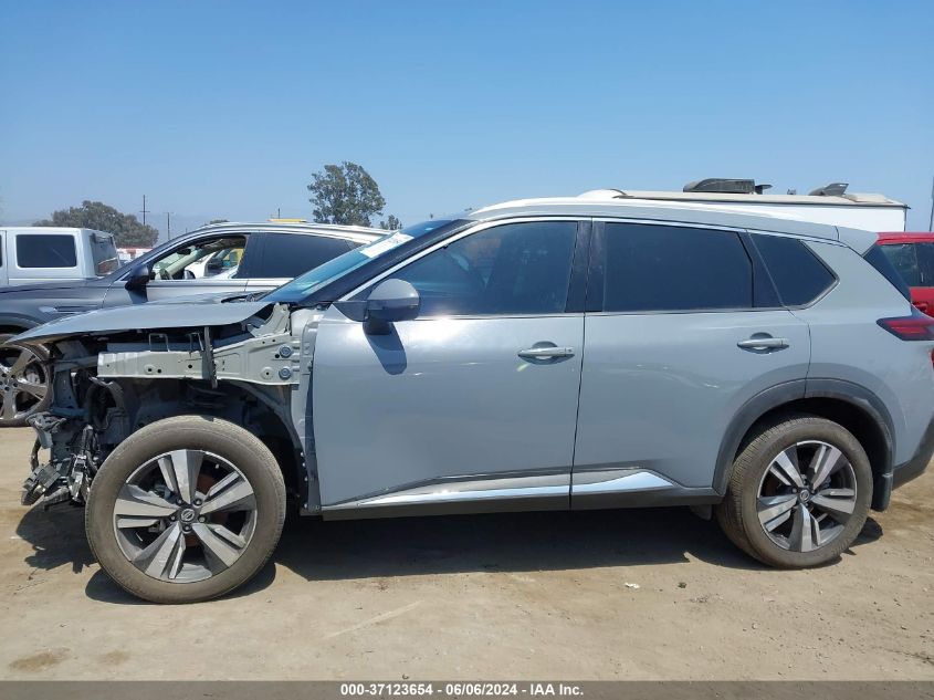 2021 Nissan Rogue Sl Intelligent Awd VIN: 5N1AT3CB0MC794458 Lot: 37123654