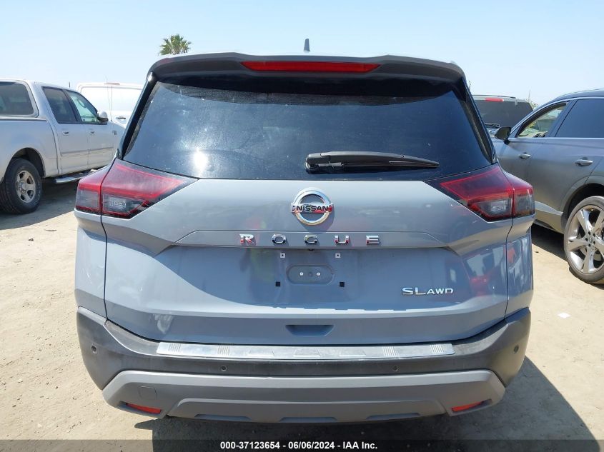 2021 Nissan Rogue Sl Intelligent Awd VIN: 5N1AT3CB0MC794458 Lot: 37123654