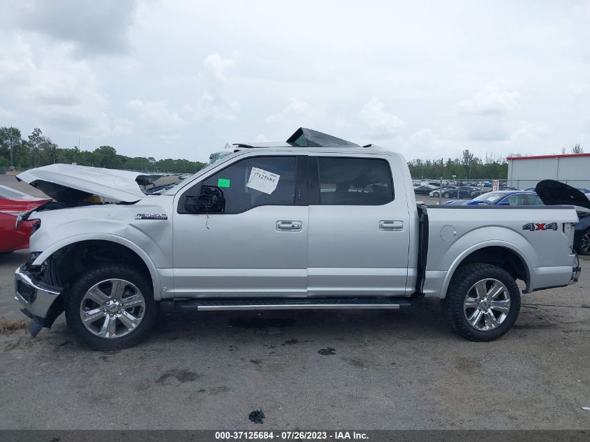 2018 Ford F-150 Lariat VIN: 1FTEW1EG1JKE84072 Lot: 37125684