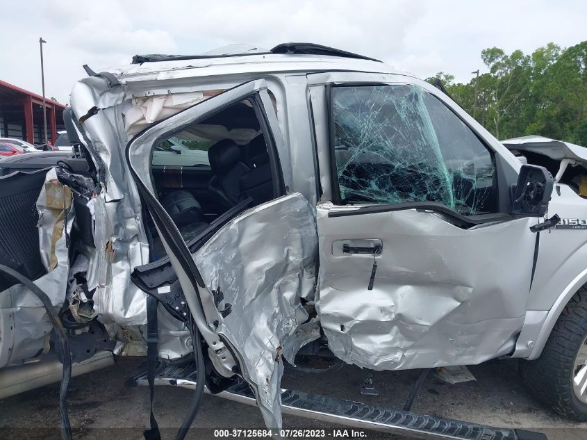 2018 Ford F-150 Lariat VIN: 1FTEW1EG1JKE84072 Lot: 37125684