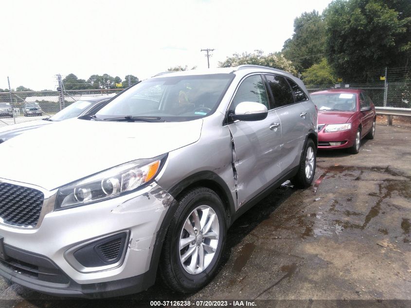 2016 Kia Sorento 2.4L Lx VIN: 5XYPGDA39GG114402 Lot: 37126238