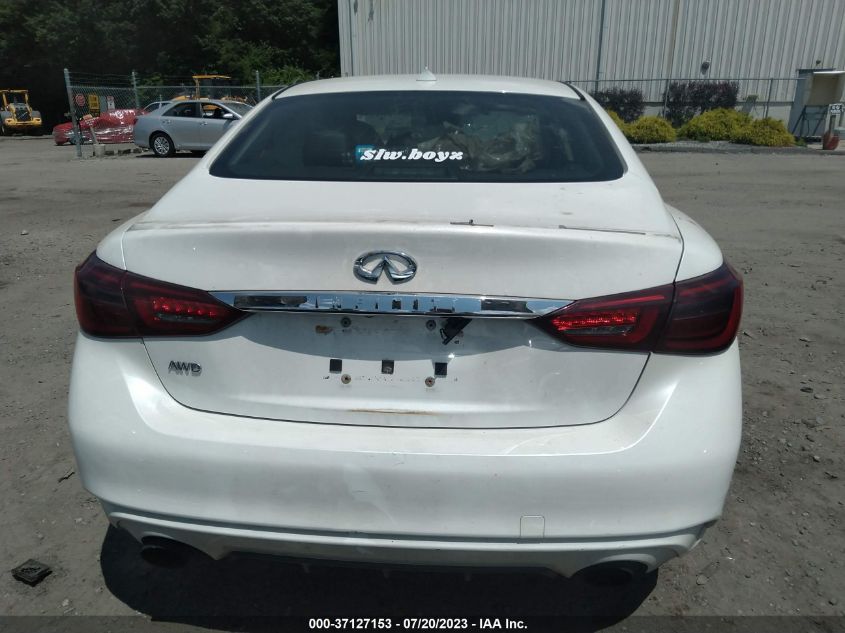 2018 Infiniti Q50 3.0T Luxe VIN: JN1EV7AR3JM441146 Lot: 37127153