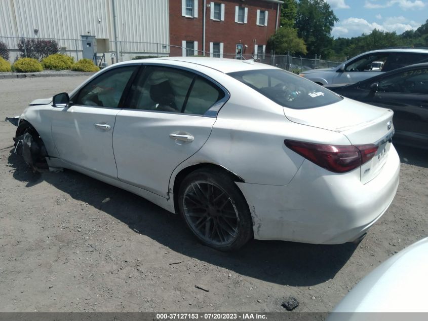 2018 Infiniti Q50 3.0T Luxe VIN: JN1EV7AR3JM441146 Lot: 37127153