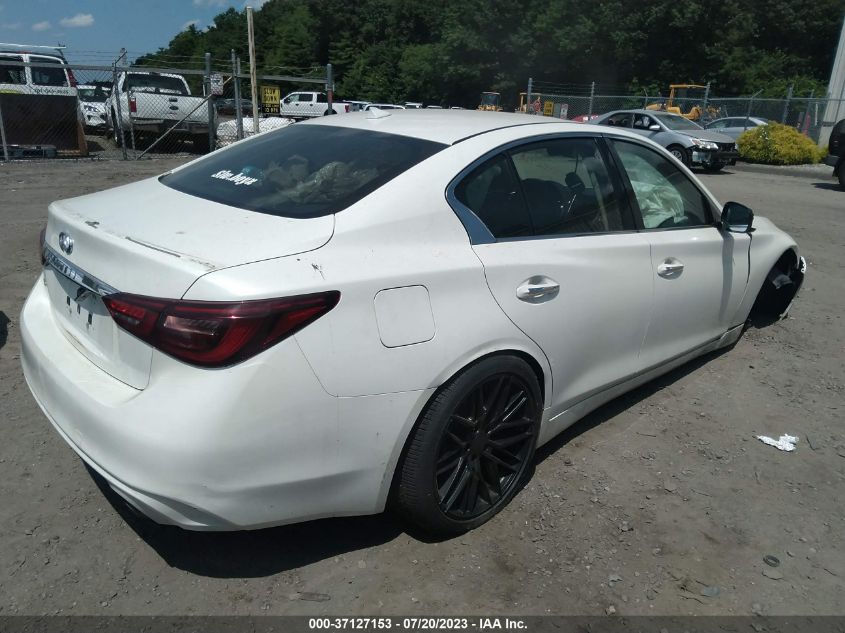 2018 Infiniti Q50 3.0T Luxe VIN: JN1EV7AR3JM441146 Lot: 37127153