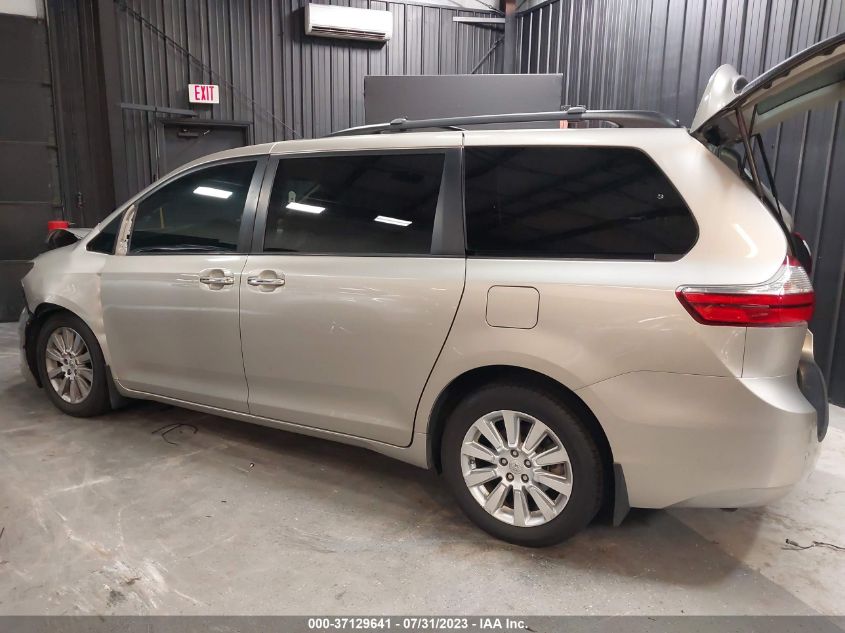 2015 Toyota Sienna Limited Premium 7 Passenger VIN: 5TDDK3DC6FS095378 Lot: 37129641