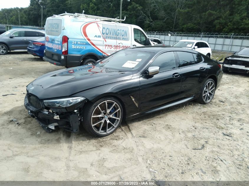 2020 BMW 8 Series M850I VIN: WBAGV8C02LBP48894 Lot: 37129800