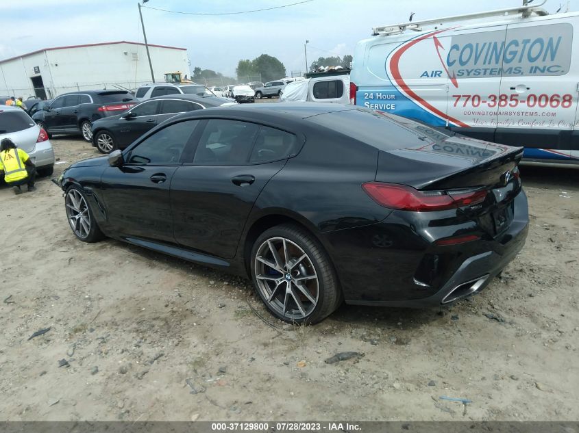 2020 BMW 8 Series M850I VIN: WBAGV8C02LBP48894 Lot: 37129800