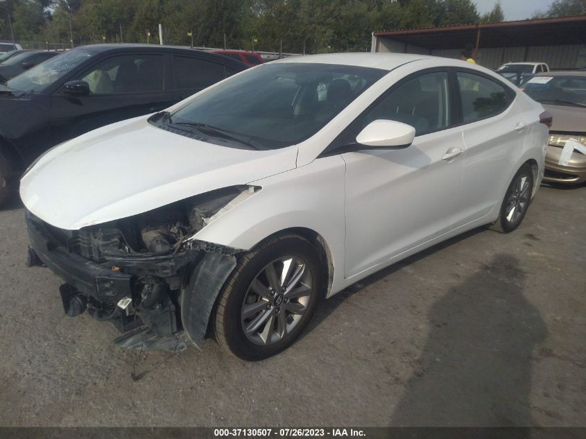 2014 Hyundai Elantra Se VIN: 5NPDH4AE4EH517386 Lot: 37130507