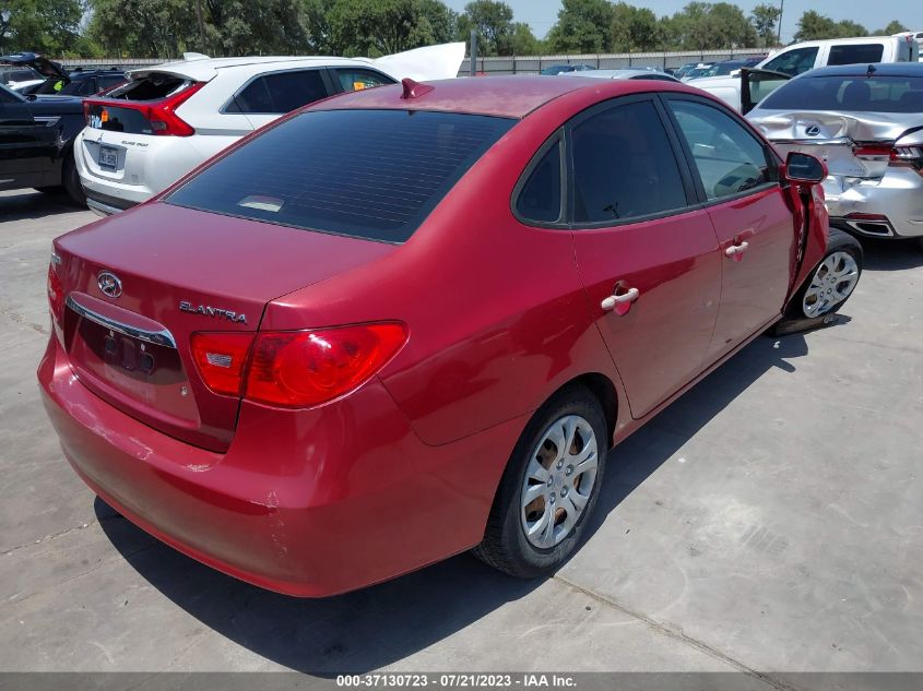 2010 Hyundai Elantra Gls VIN: KMHDU4AD3AU063310 Lot: 37130723