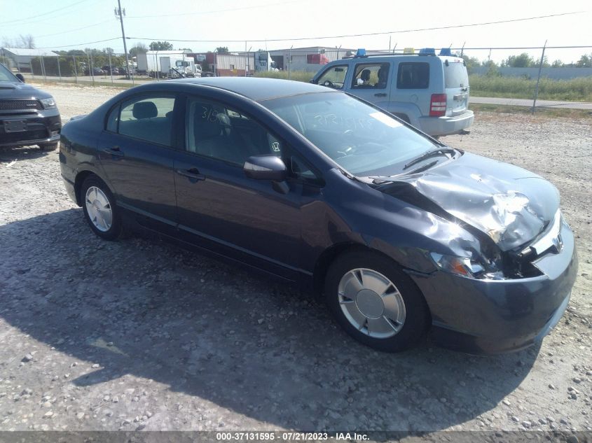 2006 Honda Civic Hybrid VIN: JHMFA36286S016668 Lot: 37131595