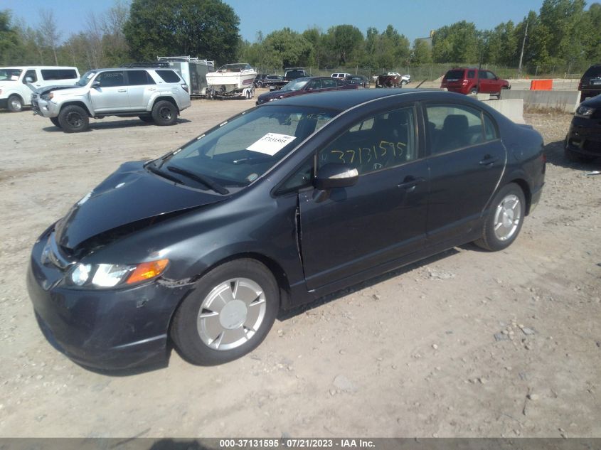 2006 Honda Civic Hybrid VIN: JHMFA36286S016668 Lot: 37131595