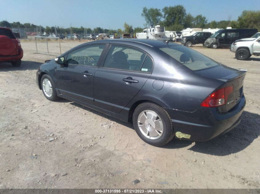 2006 Honda Civic Hybrid VIN: JHMFA36286S016668 Lot: 37131595