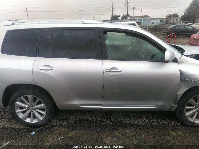 2009 Toyota Highlander Hybrid VIN: JTEEW41A392032392 Lot: 37131709