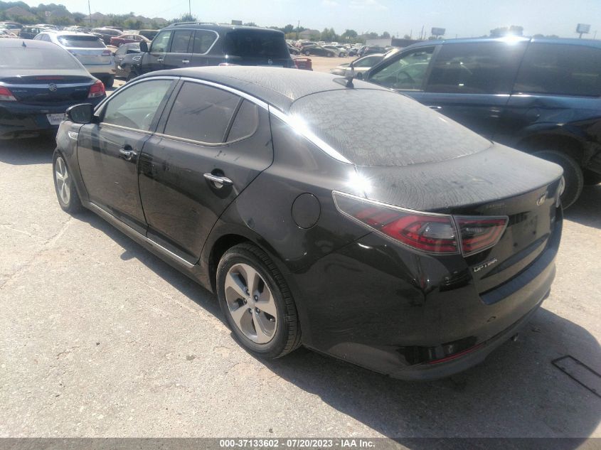 2015 Kia Optima Hybrid VIN: KNAGM4AD0F5080341 Lot: 37133602