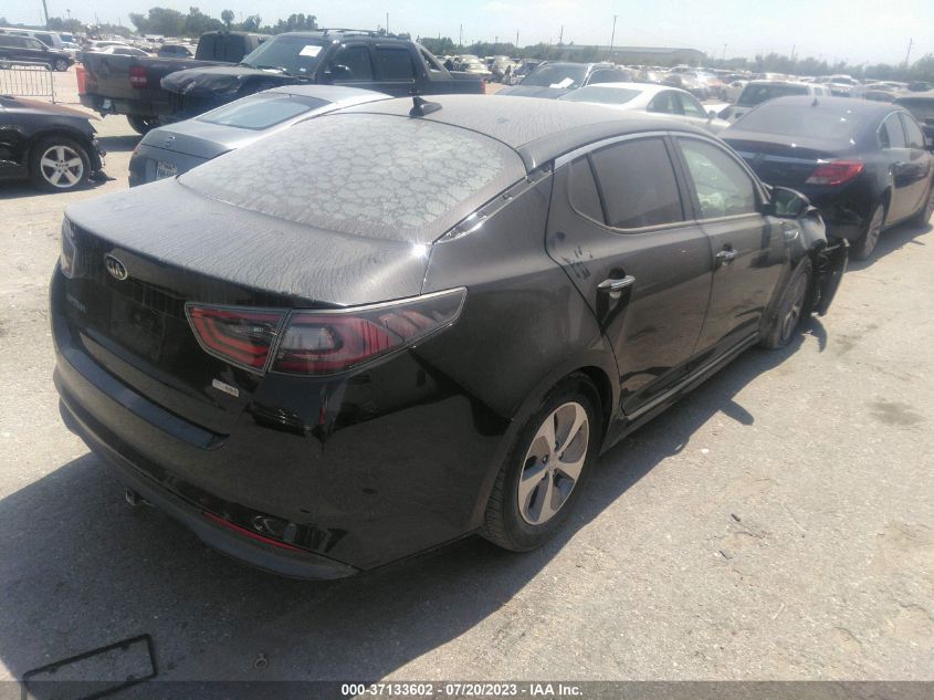 2015 Kia Optima Hybrid VIN: KNAGM4AD0F5080341 Lot: 37133602