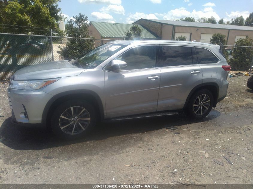 2018 Toyota Highlander Xle VIN: 5TDJZRFH2JS530867 Lot: 37136428