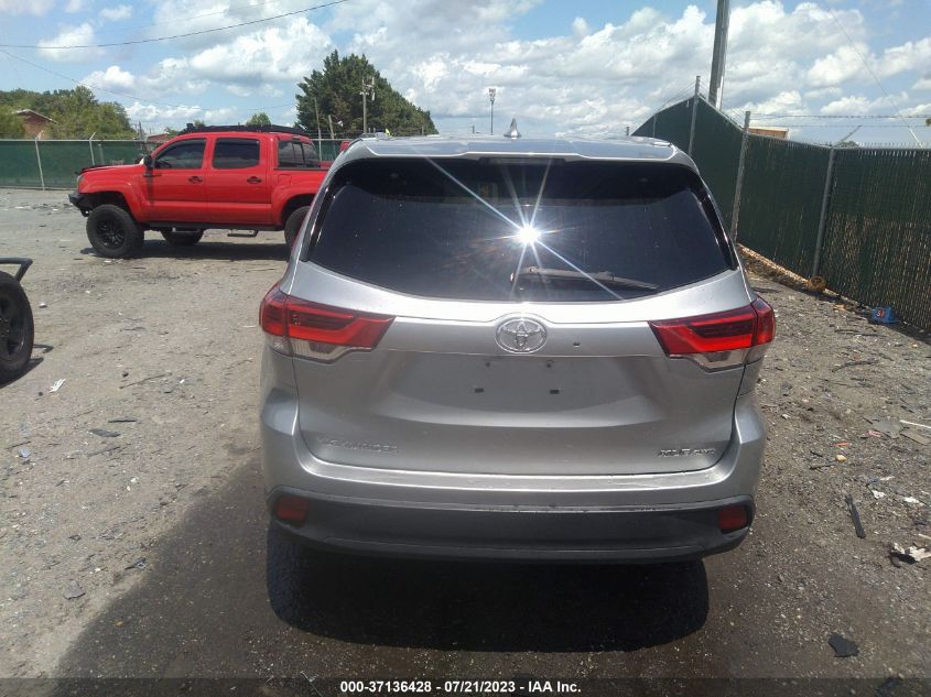 2018 Toyota Highlander Xle VIN: 5TDJZRFH2JS530867 Lot: 37136428