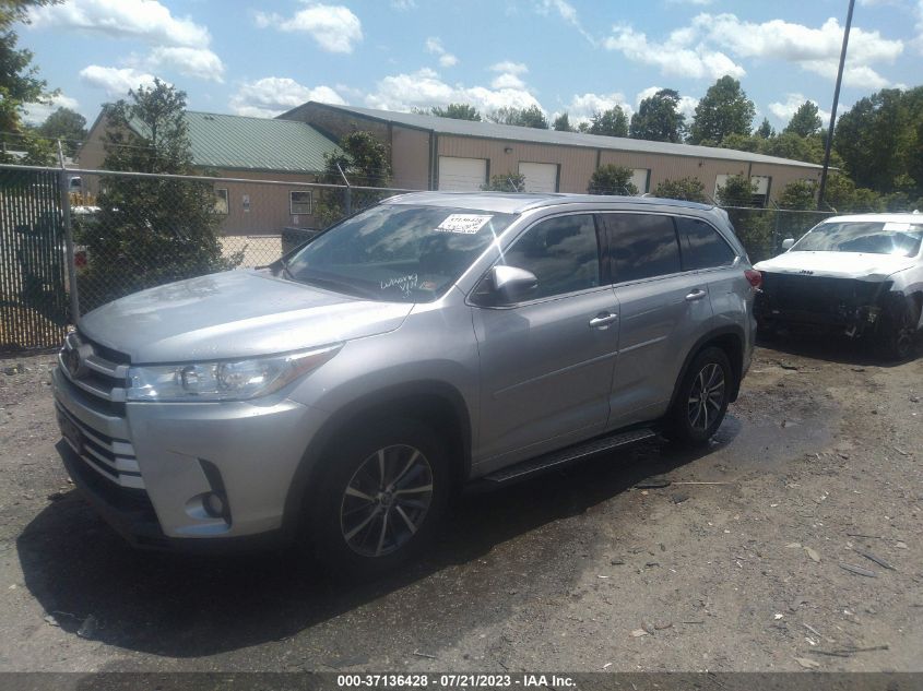 2018 Toyota Highlander Xle VIN: 5TDJZRFH2JS530867 Lot: 37136428