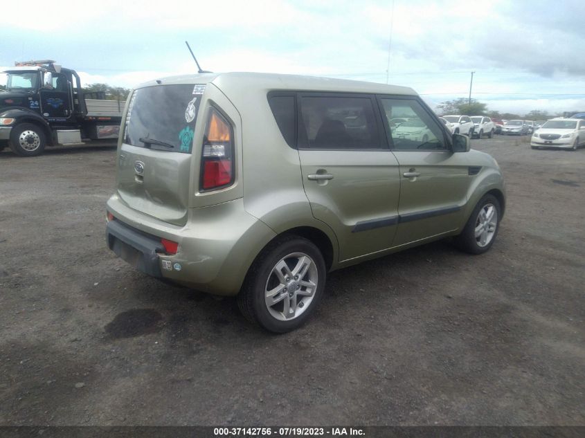 2011 Kia Soul + VIN: KNDJT2A27B7243774 Lot: 37142756