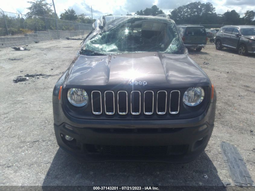 2018 Jeep Renegade Latitude Fwd VIN: ZACCJABBXJPJ24557 Lot: 37143201