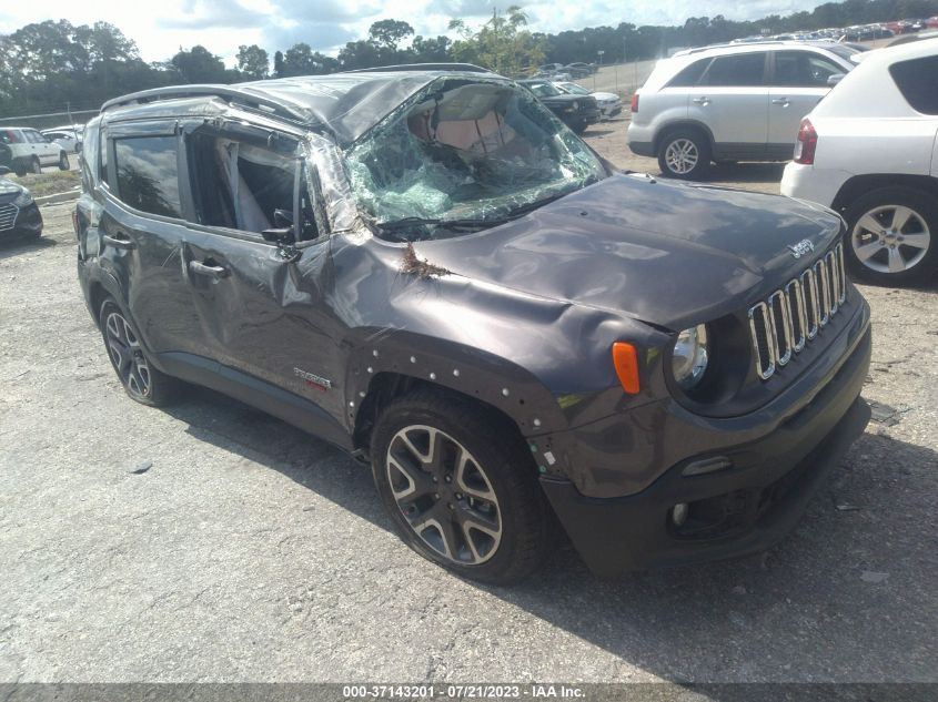 2018 Jeep Renegade Latitude Fwd VIN: ZACCJABBXJPJ24557 Lot: 37143201