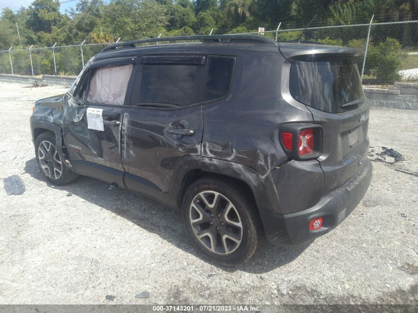 2018 Jeep Renegade Latitude Fwd VIN: ZACCJABBXJPJ24557 Lot: 37143201